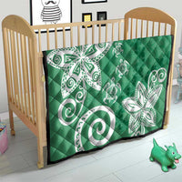 Polynesia Quilt Green Tribal Turtle Floral Pattern LT05 - Polynesian Pride