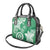 Polynesia Shoulder Handbag Green Tribal Turtle Floral Pattern