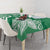 Polynesia Tablecloth Green Tribal Turtle Floral Pattern