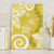 Polynesia Canvas Wall Art Yellow Tribal Turtle Floral Pattern