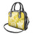 Polynesia Shoulder Handbag Yellow Tribal Turtle Floral Pattern