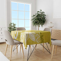 Polynesia Tablecloth Yellow Tribal Turtle Floral Pattern LT05 - Polynesian Pride