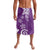 Polynesia Lavalava Purple Tribal Turtle Floral Pattern