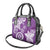 Polynesia Shoulder Handbag Purple Tribal Turtle Floral Pattern