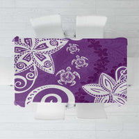 Polynesia Tablecloth Purple Tribal Turtle Floral Pattern LT05 Purple - Polynesian Pride
