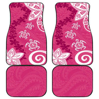 Polynesia Car Mats Pink Tribal Turtle Floral Pattern LT05 - Polynesian Pride