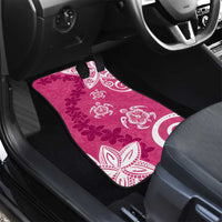 Polynesia Car Mats Pink Tribal Turtle Floral Pattern LT05 - Polynesian Pride