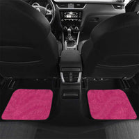 Polynesia Car Mats Pink Tribal Turtle Floral Pattern LT05 Set 2pcs - Back Pink - Polynesian Pride