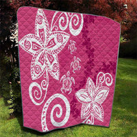 Polynesia Quilt Pink Tribal Turtle Floral Pattern LT05 - Polynesian Pride