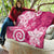 Polynesia Quilt Pink Tribal Turtle Floral Pattern