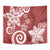 Polynesia Tapestry Red Tribal Turtle Floral Pattern