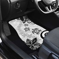 Polynesia Car Mats White Tribal Turtle Floral Pattern LT05 - Polynesian Pride