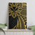 Hawaii And Philippines Canvas Wall Art Kanaka Maoli With Tribal Sun Together Gold