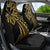 Hawaii And Philippines Car Seat Cover Kanaka Maoli With Tribal Sun Together Gold