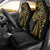 Hawaii And Philippines Car Seat Cover Kanaka Maoli With Tribal Sun Together Gold