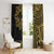 Hawaii And Philippines Window Curtain Kanaka Maoli With Tribal Sun Together Gold