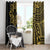 Hawaii And Philippines Window Curtain Kanaka Maoli With Tribal Sun Together Gold