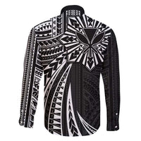 Hawaii And Philippines Family Matching Puletasi and Hawaiian Shirt Kanaka Maoli With Tribal Sun Together Black LT05 - Polynesian Pride