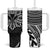 Hawaii And Philippines Tumbler With Handle Kanaka Maoli With Tribal Sun Together Black
