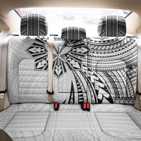 Hawaii And Philippines Back Car Seat Cover Kanaka Maoli With Tribal Sun Together White