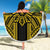 Hawaii And Philippines Together Beach Blanket Polynesian Pattern With Filipino Barong Gold