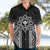 Hawaii And Philippines Together Hawaiian Shirt Polynesian Pattern With Filipino Barong Black