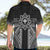 Hawaii And Philippines Together Hawaiian Shirt Polynesian Pattern With Filipino Barong Black