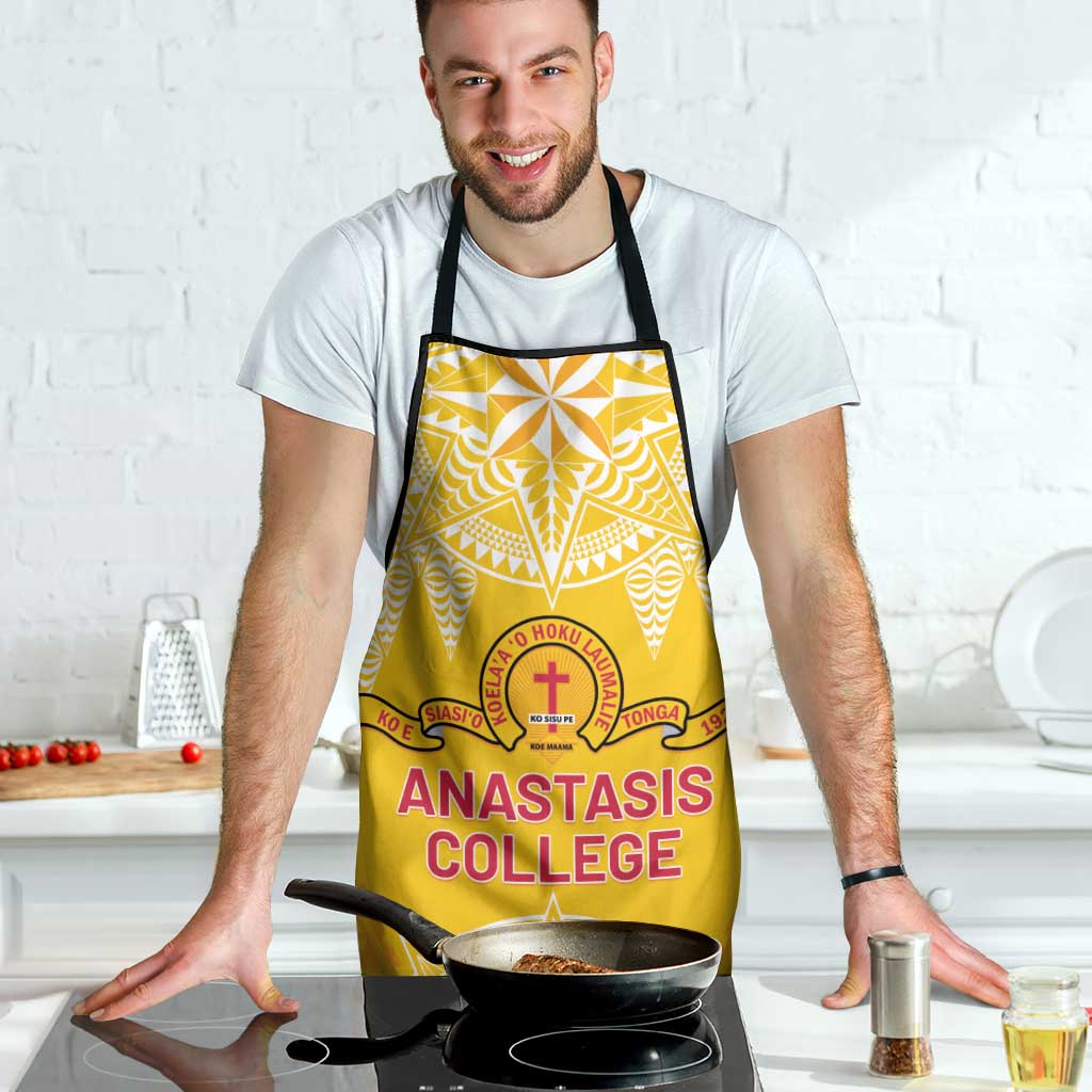 Anastasis College Apron Tonga Ngatu Pattern LT05 - Polynesian Pride
