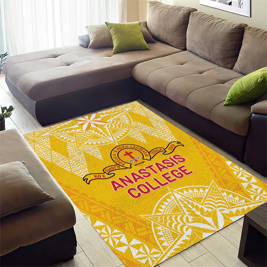 Anastasis College Area Rug Tonga Ngatu Pattern LT05 - Polynesian Pride