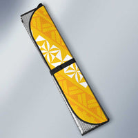 Anastasis College Auto Sun Shade Tonga Ngatu Pattern - Polynesian Pride