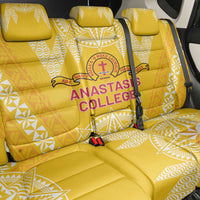 Anastasis College Back Car Seat Cover Tonga Ngatu Pattern LT05 - Polynesian Pride