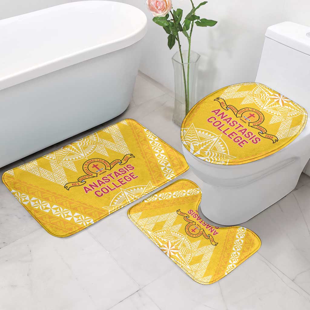 Anastasis College Bathroom Set Tonga Ngatu Pattern - Polynesian Pride