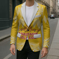 Personalised Anastasis College Blazer Tonga Ngatu Pattern LT05 - Polynesian Pride