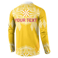 Personalised Anastasis College Button Sweatshirt Tonga Ngatu Pattern LT05 - Polynesian Pride