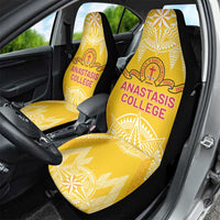 Anastasis College Car Seat Cover Tonga Ngatu Pattern LT05 - Polynesian Pride