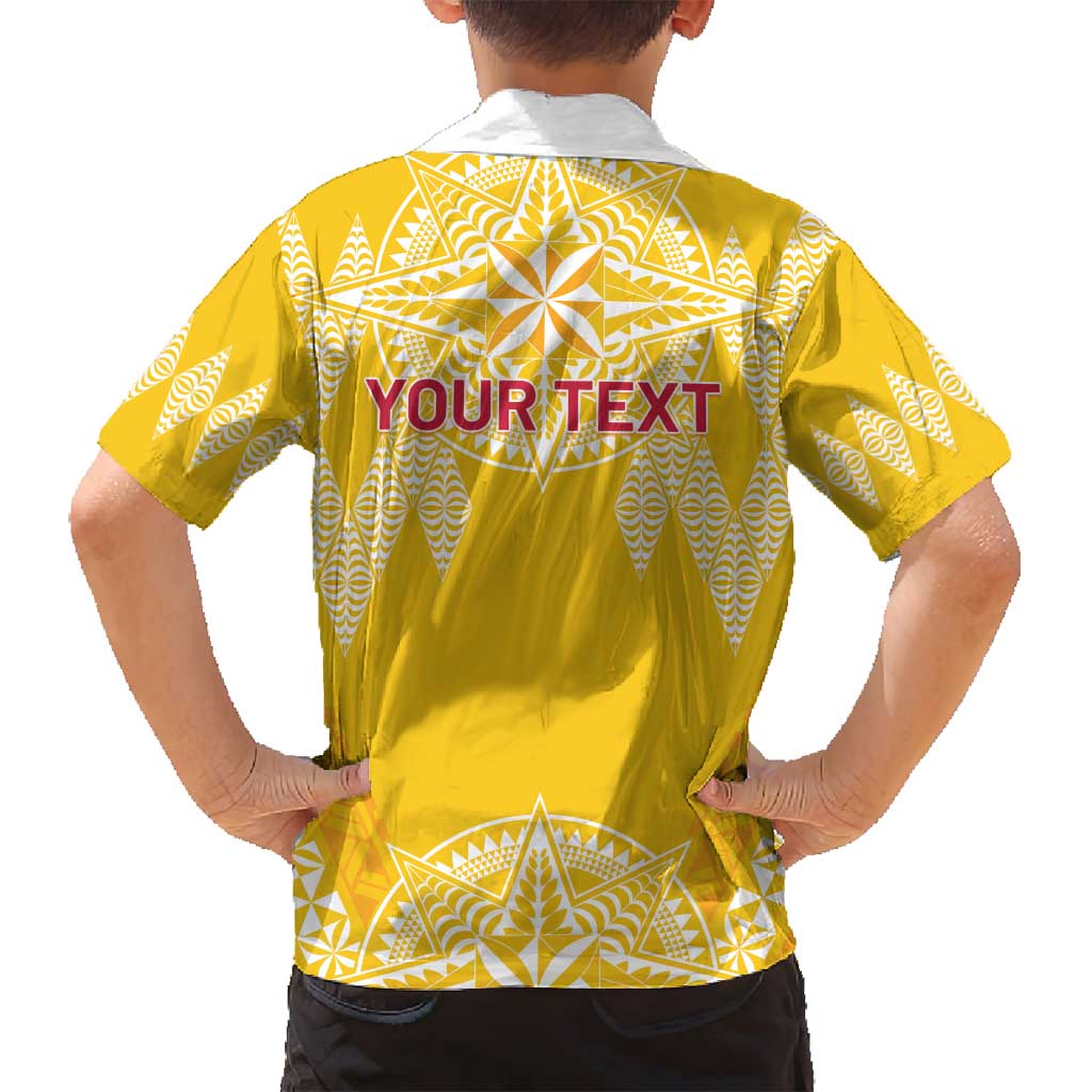 Personalised Anastasis College Family Matching Long Sleeve Bodycon Dress and Hawaiian Shirt Tonga Ngatu Pattern - Polynesian Pride