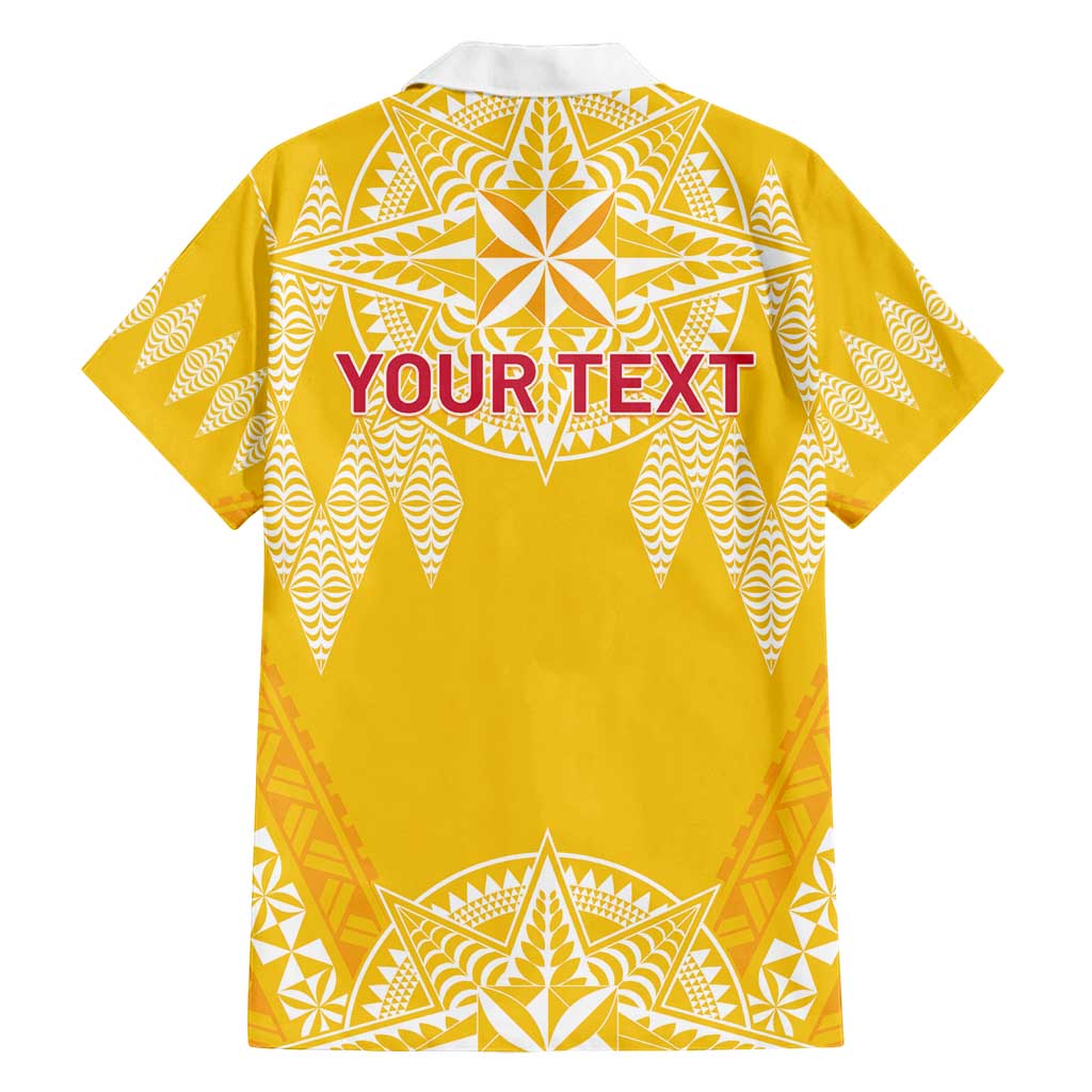 Personalised Anastasis College Family Matching Long Sleeve Bodycon Dress and Hawaiian Shirt Tonga Ngatu Pattern - Polynesian Pride