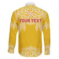 Personalised Anastasis College Family Matching Mermaid Dress and Hawaiian Shirt Tonga Ngatu Pattern - Polynesian Pride