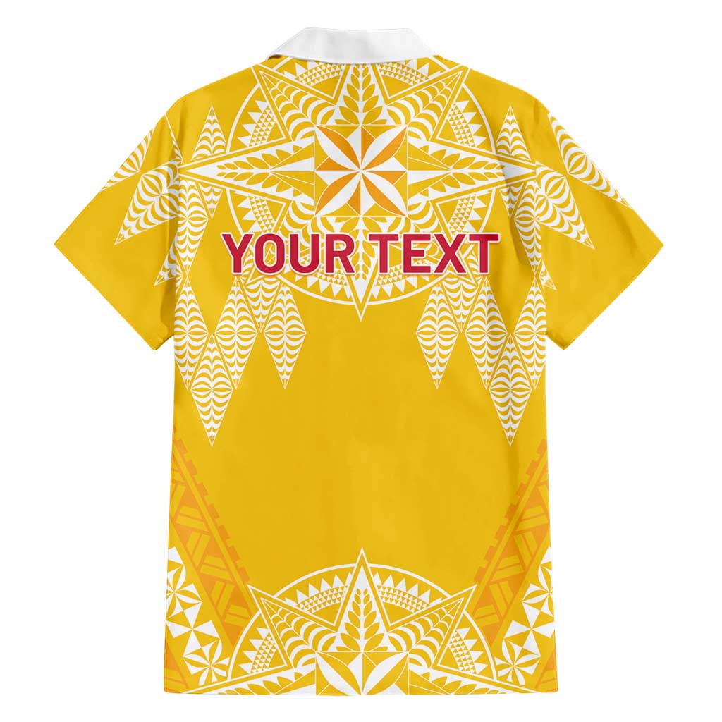 Personalised Anastasis College Family Matching Off Shoulder Maxi Dress and Hawaiian Shirt Tonga Ngatu Pattern LT05 - Polynesian Pride