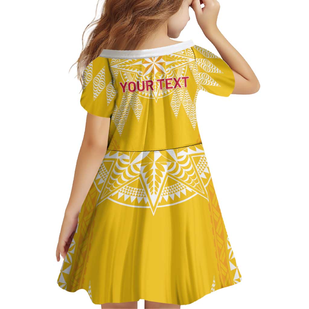 Personalised Anastasis College Family Matching Off Shoulder Short Dress and Hawaiian Shirt Tonga Ngatu Pattern LT05 - Polynesian Pride