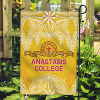 Anastasis College Garden Flag Tonga Ngatu Pattern LT05 Garden Flag Yellow - Polynesian Pride