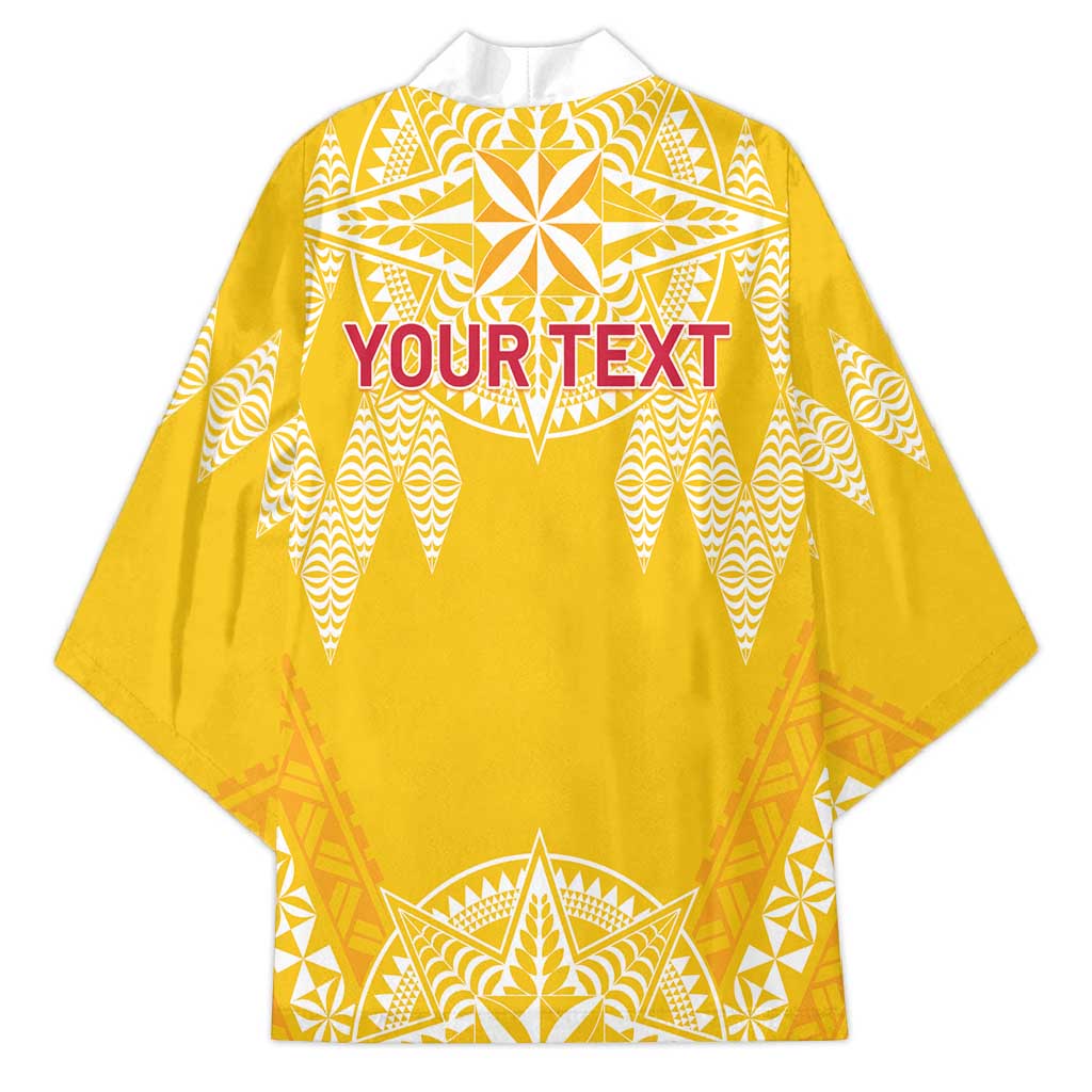 Personalised Anastasis College Kimono Tonga Ngatu Pattern LT05 - Polynesian Pride