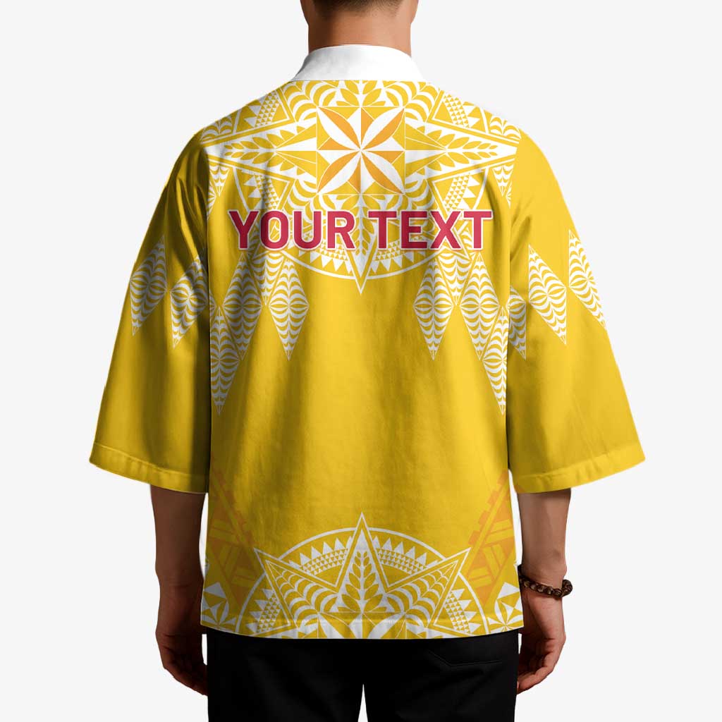 Personalised Anastasis College Kimono Tonga Ngatu Pattern LT05 - Polynesian Pride