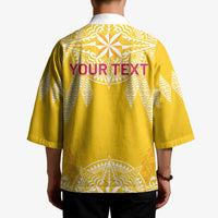 Personalised Anastasis College Kimono Tonga Ngatu Pattern LT05 - Polynesian Pride