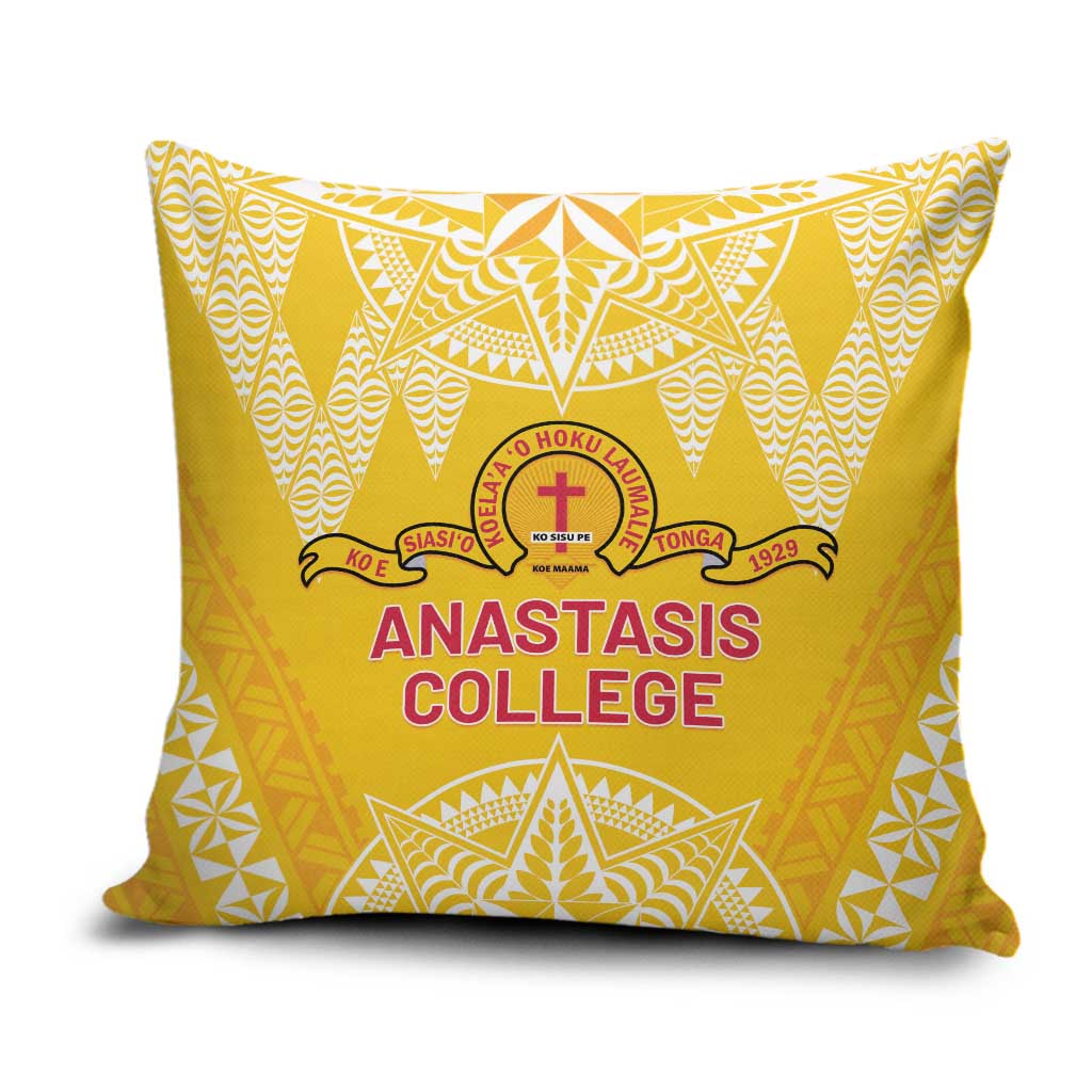Anastasis College Pillow Cover Tonga Ngatu Pattern - Polynesian Pride