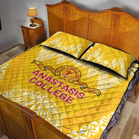 Anastasis College Quilt Bed Set Tonga Ngatu Pattern LT05 - Polynesian Pride