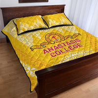 Anastasis College Quilt Bed Set Tonga Ngatu Pattern LT05 - Polynesian Pride