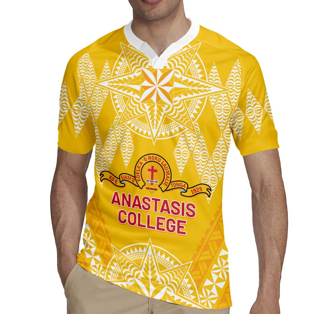 Personalised Anastasis College Rugby Jersey Tonga Ngatu Pattern LT05 - Polynesian Pride