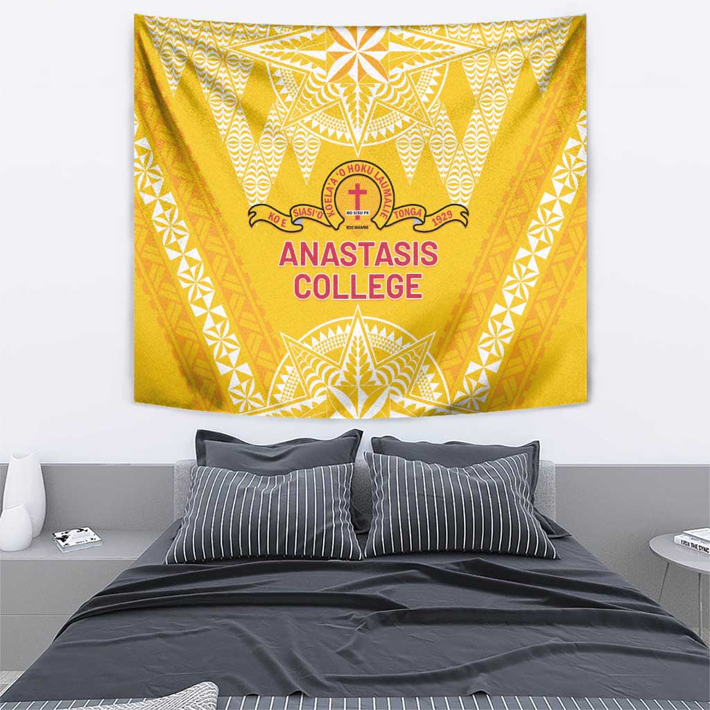 Anastasis College Tapestry Tonga Ngatu Pattern LT05 - Polynesian Pride