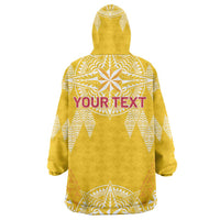 Personalised Anastasis College Wearable Blanket Hoodie Tonga Ngatu Pattern LT05 - Polynesian Pride